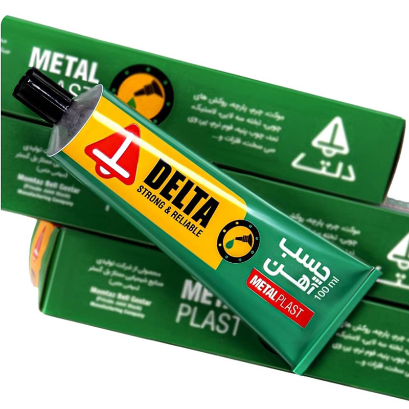 چسب آهن صنعتی دلتا 100 سی سی